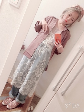 「フェスコーデ」｜「アイテム（その他シューズ）」を使った、tayaさん（レディース・156cm）の秋コーディネート