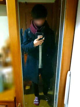 「WEGO（ウィゴー）のアイテム（その他）」を使った、ばうむさん（メンズ・174cm）の冬コーディネート