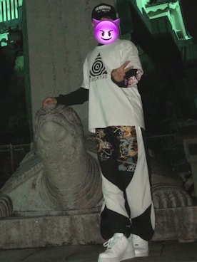 「REBERTAS（リベルタス）のアイテム」を使った、とんとんさん（メンズ・175cm）の秋コーディネート