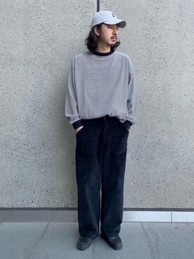 「Steven Alan（スティーブンアラン）のアイテム（帽子）」を使った、Yutaro Horiさん（メンズ・177cm）の夏コーディネート