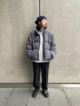 「Steven Alan（スティーブンアラン）のアイテム（ダウンジャケット/コート）」を使った、Yutaro Horiさん（メンズ・177cm）の秋コーディネート