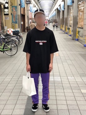 「Gosha Rubchinskiy（ゴーシャラブチンスキー）のアイテム（バッグ）」を使った、ST_TSY98さん（メンズ・174cm）の秋コーディネート