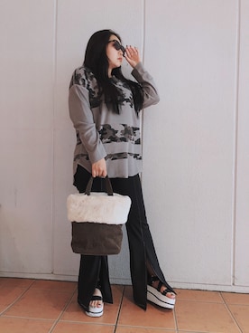 髙田樹音さん（レディース・148cm）の秋コーディネート