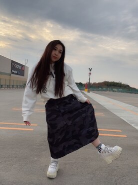 髙田樹音さん（レディース・148cm）の冬コーディネート