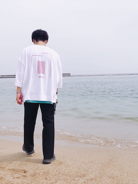 「m's SALUTE（エムズサルート）のアイテム」を使った、shuyaさん（メンズ・170cm）の春コーディネート