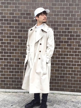 「DRESSEDUNDRESSED（ドレスドアンドレスド）のアイテム（ジャケット/アウター）」を使った、Yさん（メンズ・169cm）の春コーディネート