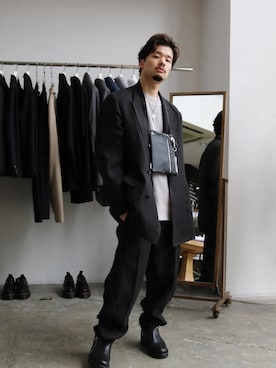 「NUNC（ヌンク）のアイテム」を使った、Yさん（メンズ・169cm）の冬コーディネート