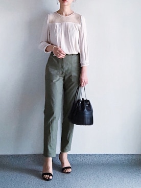 「FRAMeWORK（フレームワーク）のアイテム（ブレスレット）」を使った、K.mさん（レディース・165cm）の夏コーディネート