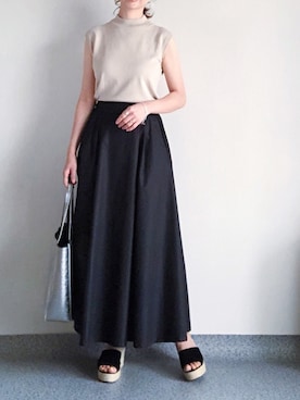 「FRAMeWORK（フレームワーク）のアイテム（ブレスレット）」を使った、K.mさん（レディース・165cm）の夏コーディネート