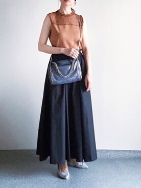 「FRAMeWORK（フレームワーク）のアイテム（ブレスレット）」を使った、K.mさん（レディース・165cm）の夏コーディネート