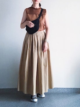 K.mさん（レディース・165cm）の夏コーディネート