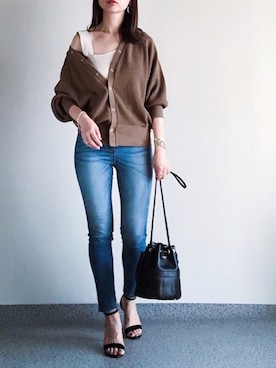 「FRAMeWORK（フレームワーク）のアイテム（ブレスレット）」を使った、K.mさん（レディース・165cm）の夏コーディネート