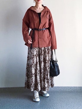 K.mさん（レディース・165cm）の秋コーディネート