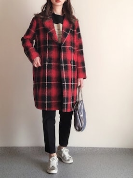 K.mさん（レディース・165cm）の冬コーディネート