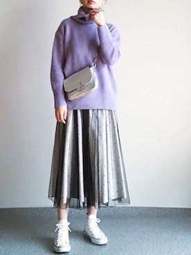 K.mさん（レディース・165cm）の冬コーディネート