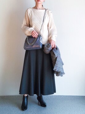 K.mさん(レディース・165cm)の冬コーディネート