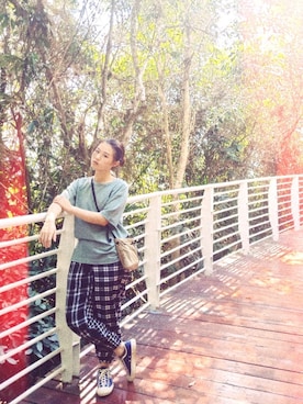 昼海さん（レディース・163cm）の冬コーディネート