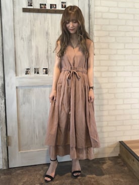 「ピンヒール」｜ᴷᵁᴹᴵᴷᴼ ᴼᴺᴼさん（レディース・154cm）の夏コーディネート