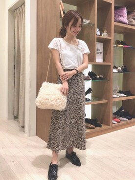 「RANDA（ランダ）のアイテム（アクセサリー）」を使った、ᴷᵁᴹᴵᴷᴼ ᴼᴺᴼさん（レディース・154cm）の秋コーディネート