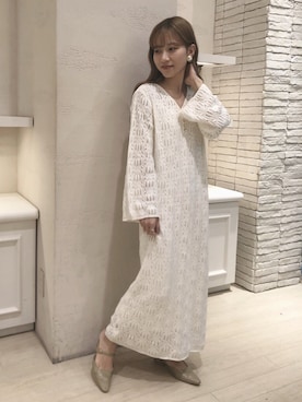 「RANDA（ランダ）のアイテム（ワンピース）」を使った、ᴷᵁᴹᴵᴷᴼ ᴼᴺᴼさん（レディース・154cm）の冬コーディネート