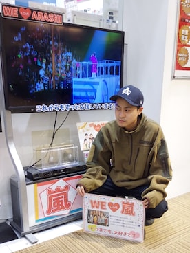 りる ぽんぷさん（メンズ・170cm）の冬コーディネート