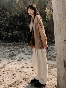 「B印 YOSHIDA(BEAMS×PORTER)（ビージルシヨシダ）のアイテム」を使った、Beiさん（レディース・165cm）の夏コーディネート