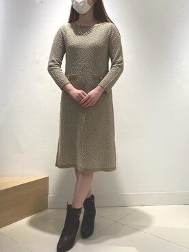 「キレイめコーデ」｜「アイテム（ブーティ）」を使った、Riさん（レディース・162cm）の秋コーディネート