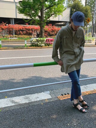 45R（フォーティファイブアール）の「撚り杢ネルの908シャツ