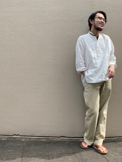 45R（フォーティファイブアール）の「リネンのタック908シャツ（シャツ