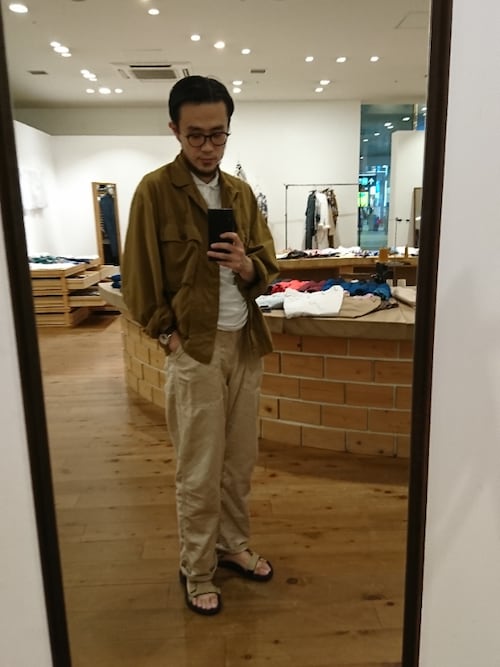 45R☆コットンリネンゴマチノの908ベイカーパンツ/ベージュ♪ 45R（フォーティファイブアール）の「コットンリネンゴマチノの