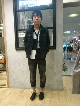 船橋ららぽーとHIDEAWAYSさん（メンズ・172cm）の冬コーディネート