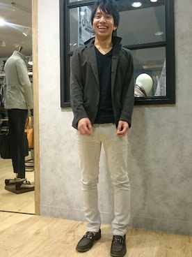 船橋ららぽーとHIDEAWAYSさん（メンズ・172cm）の春コーディネート