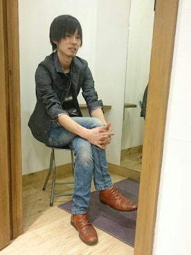 船橋ららぽーとHIDEAWAYSさん（メンズ・172cm）の春コーディネート