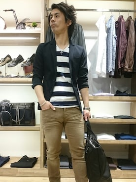 船橋ららぽーとHIDEAWAYSさん（メンズ・172cm）の春コーディネート