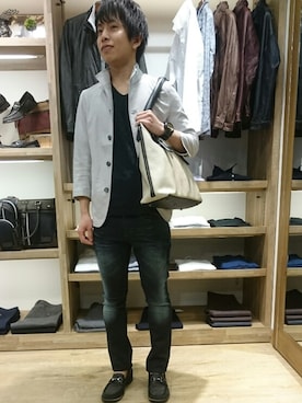 船橋ららぽーとHIDEAWAYSさん（メンズ・172cm）の春コーディネート