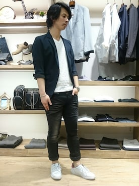 船橋ららぽーとHIDEAWAYSさん（メンズ・172cm）の春コーディネート