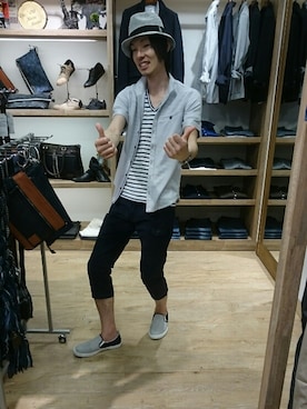 船橋ららぽーとHIDEAWAYSさん（メンズ・172cm）の春コーディネート