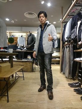 船橋ららぽーとHIDEAWAYSさん（メンズ・172cm）の秋コーディネート