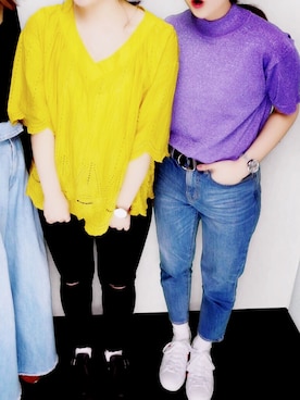 柴さん（レディース・154cm）の春コーディネート