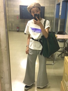 柴さん（レディース・154cm）の夏コーディネート