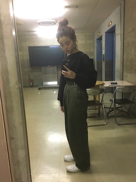 柴さん(レディース・154cm)の冬コーディネート