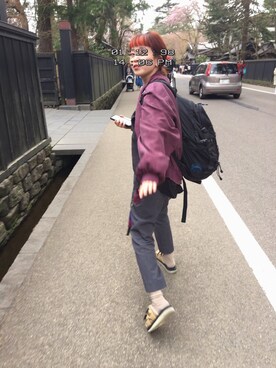 柴さん（レディース・154cm）の春コーディネート