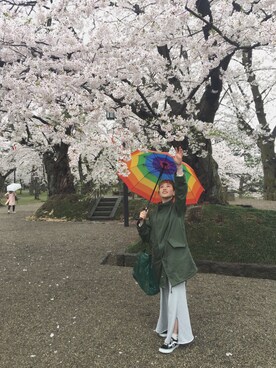 柴さん(レディース・154cm)の春コーディネート
