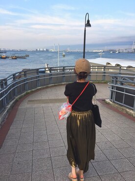 柴さん(レディース・154cm)の夏コーディネート