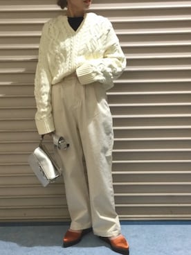 柴さん(レディース・155cm)の冬コーディネート