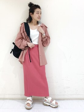 柴さん（レディース・155cm）の春コーディネート