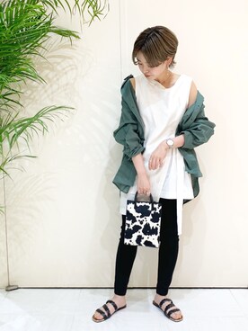 柴さん（レディース・155cm）の夏コーディネート