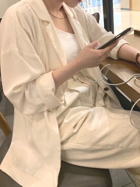 柴さん(レディース・155cm)の夏コーディネート