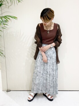 柴さん(レディース・155cm)の夏コーディネート