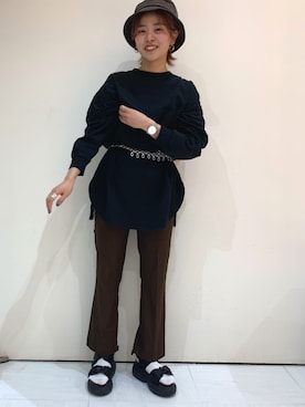 柴さん(レディース・155cm)の夏コーディネート